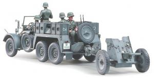 Tamiya 1/35 Krupp Protze 1ton (6x4) w/ Pak pienoismalli