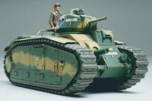 Tamiya 1/35 French Battle Tank B1 Bis pienoismalli