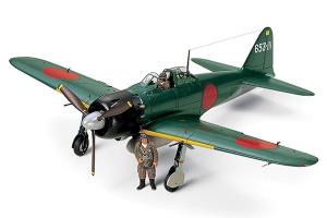 Tamiya 1/32 A6M5 Zero Model 52 (Zeke) pienoismalli