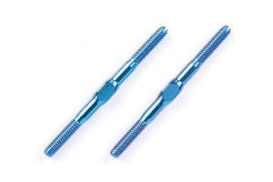 Tamiya 3x42mm Blue titan turnbuckle 2stk varaosa