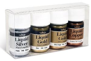 Gold, Silver & Copper set