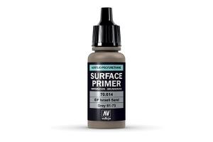 614 Model Air: IDF Israeli Sand Grey Primer 17ml
