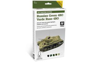 Russian Green 4BO paint set