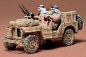 Tamiya 1/35 British SAS Jeep pienoismalli