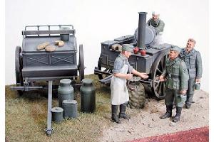 Tamiya 1/35 German Field Kitchen Scenery figuuri