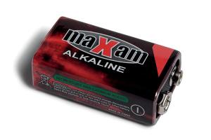 9V/6LR61 Alkaline batteri Maxam 1stk i blisterpk.