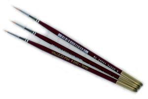 TORAY BRUSHSET (3 brushes) No. 4/0,3/0,2/0
