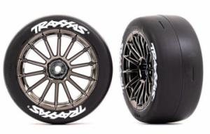 Traxxas Tires & Wheels 2.0 Touring Slicks Front (2) 4-Tec 3.0 TRX9374R