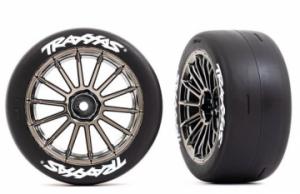 Traxxas Tires & Wheels 2.0 Touring Slicks Rear (2) 4-Tec 3.0 TRX9375R