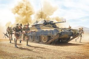 Italeri 1:35 CRUSADER MK. II WITH 8TH ARMY Infantry