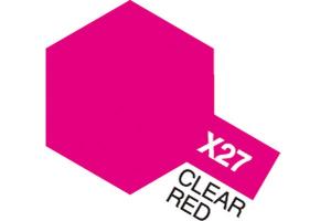 Acrylic Mini X-27 Clear Red