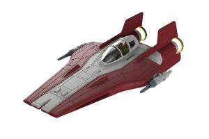 1:44 Build&Play A-wing Fighter, red