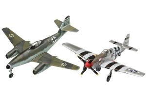 Revell 1:72 MODEL SET COMBAT SET ME262 & P-51B