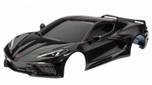 Traxxas Body Corvette Stingray Black Complete TRX9311A