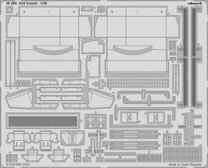 Eduard 1/35 A34 Comet Pe set for TAMIYA kit