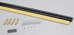 4-40 Gold-N-Rod Black 150cm