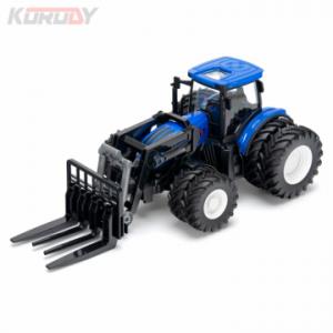 Tractor with double wheels and fork arm RC RTR 1:24