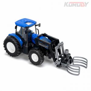 Tractor with bale clamp RC RTR 1:24