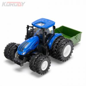 Tractor with double wheels and tilt bucket RC RTR 1:24
