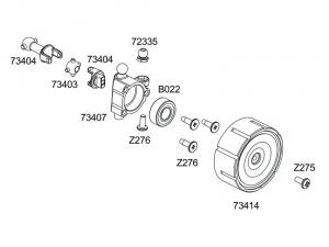 HPI Racing  DIFF PINION GEAR SET (MICRO RS4) 73403