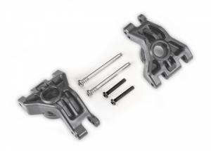 Traxxas Stub Axle Carriers Rear HD (Pair) Gray (for Upgrade Kit #9080) TRX9050-GRAY
