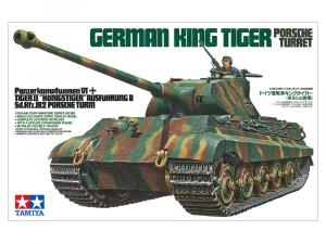 Tamiya 1/35 King Tiger Porsche Turret pienoismalli