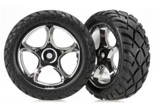Traxxas Tires & Wheels Anaconda/Tracer Chrome 2.2" 2WD Front (2) TRX2479R