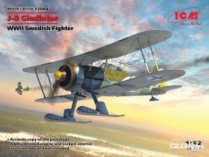 1:32 J-8 Gladiator, WWII Swedish Fighter