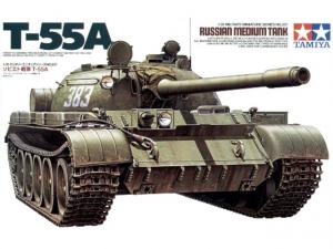 Tamiya 1/35 Russian Medium Tank T-55A pienoismalli