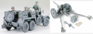 Tamiya 1/35 Krupp Protze 1ton (6x4) w/ Pak pienoismalli