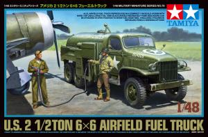 Tamiya 1/48 US 2,5 Ton 6x6 Airfield Fuel Truck pienoismalli