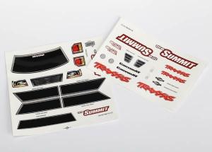 Traxxas Decal Sheets 1/16 Summit TRX7214