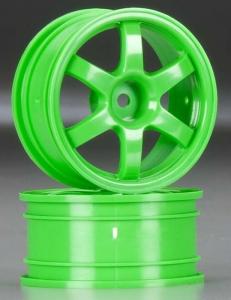 Traxxas Wheels Volk Racing TE37 Green 1/16 (2) TRX7374A