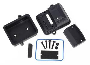 Traxxas Box, receiver (sealed)/ foam pads/ 2.5x12mm CS (2)/ 3x6mm CS TRX7424