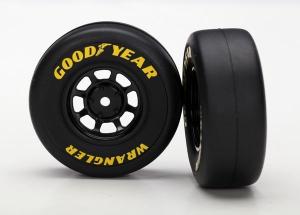 Traxxas Tires & Wheels Slicks Wrangler/Goodyear 1/16 (2) TRX7378