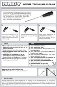 Hudy Arm reaver 4mm LE 107644