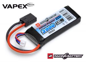 Li-Po Akku 2S 7,4V 2000mAh 25C TRX-liitin