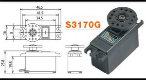 Servo S3170G Mini- (retract) 8.5kg 0.47s