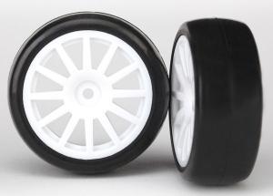 Tires & Wheels Slicks/12-Spoke White LaTrax Rally (2)