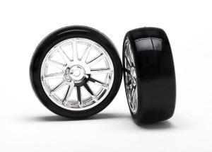 Tires & Wheels Slicks/12-Spoke Chrome LaTrax Rally (2)