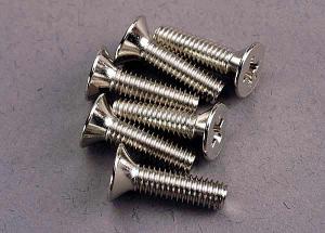 Traxxas Screws M4x15mm Countersunk (6) TRX3167