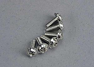 Traxxas Screws M3x8mm Washerhead (6) TRX3185