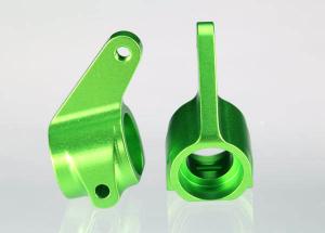 Traxxas Steering Blocks Aluminium Green (Pair) TRX3636G