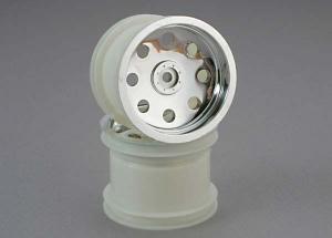 Traxxas Wheels Chrome 2.2" Truck Rear (2) TRX3672