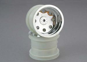 Traxxas Wheels Chrome 2.2" Truck Front (2) TRX3673