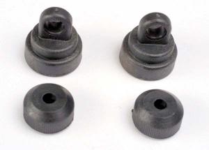 Traxxas Shock Cap & Bottom Black (2+2) Ultra-Shocks TRX3767