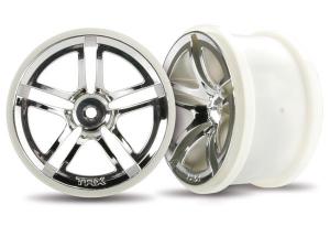 Traxxas Wheels Twin-Spoke Chrome 2.8" (2) TRX3774
