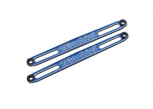 Traxxas Hold Downs Battery Alu Blue (2) (E-Maxx older) TRX3923X