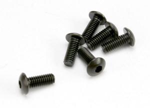 Traxxas Screws M4x10mm Button-head Hex Socket (6) TRX3936