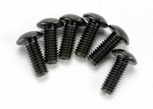 Traxxas Screws M4x12mm Button-head Hex Socket (6) TRX3937